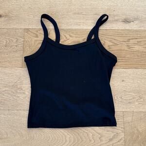 Alo Yoga Tank Top Alosoft Sweet Talker Size est M Black